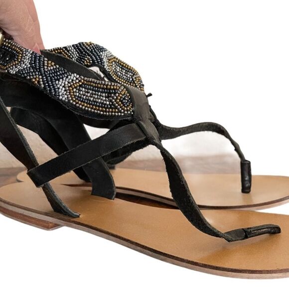 Ecote Beaded Sandals - Picture 1 of 7